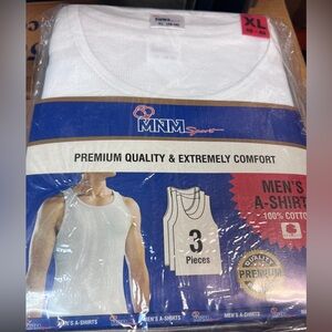 MNM Sport White Men's Tank Tops